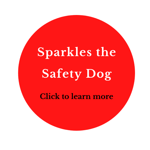 Sparkles the Safety Dog